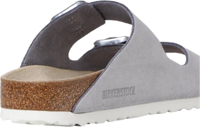 Birkenstock Schuifregelaars Grijs Dames