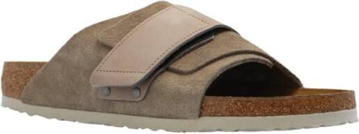 Birkenstock Grijze Kyoto Slides Grijs Heren