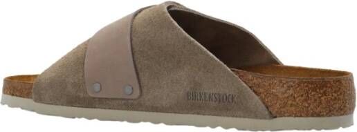 Birkenstock Grijze Kyoto Slides Grijs Heren