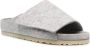 Birkenstock Beige Platte Open Teen Sandalen met Wol Slip Top Grijs Heren - Thumbnail 2