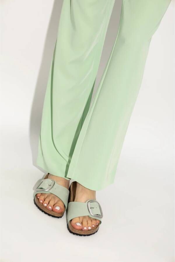 Birkenstock Groene Big Buckle Sandalen Groen Dames