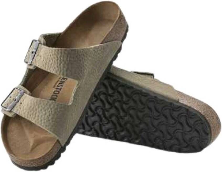 Birkenstock Desertarrow Sliders Stijlvol en Comfortabel Groen Heren