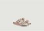Birkenstock Sandalen Arizona Shearling Narrow Pink Clay - Thumbnail 18