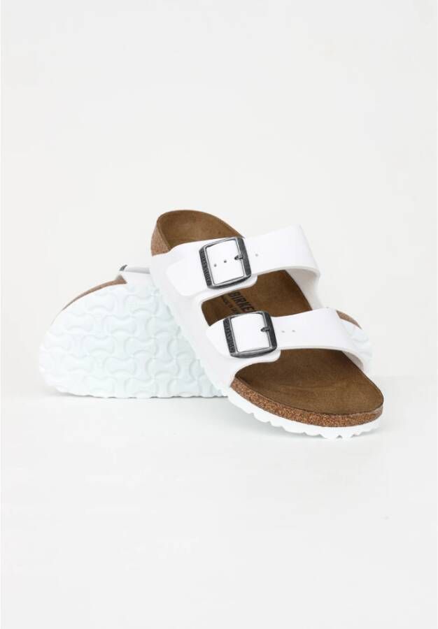 Birkenstock Schuifregelaars Wit Unisex
