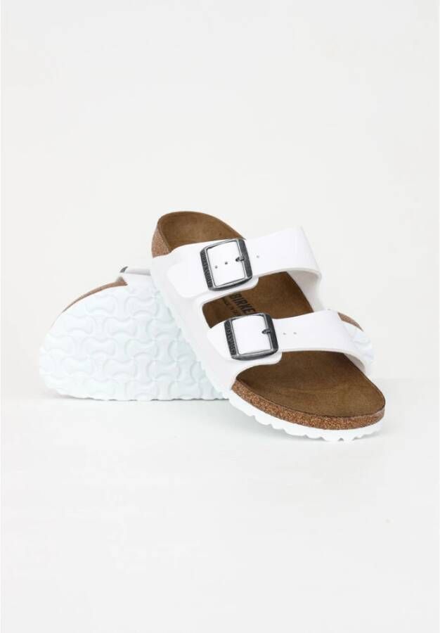 Birkenstock Schuifregelaars Wit Unisex