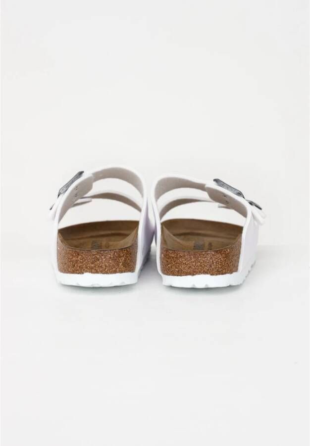 Birkenstock Schuifregelaars Wit Unisex