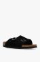 Birkenstock Zurich Suède Slippers Black Heren - Thumbnail 4