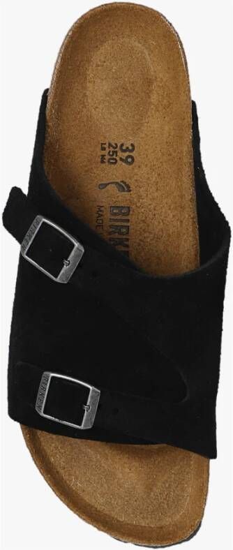 Birkenstock Schuifregelaars Zwart Dames