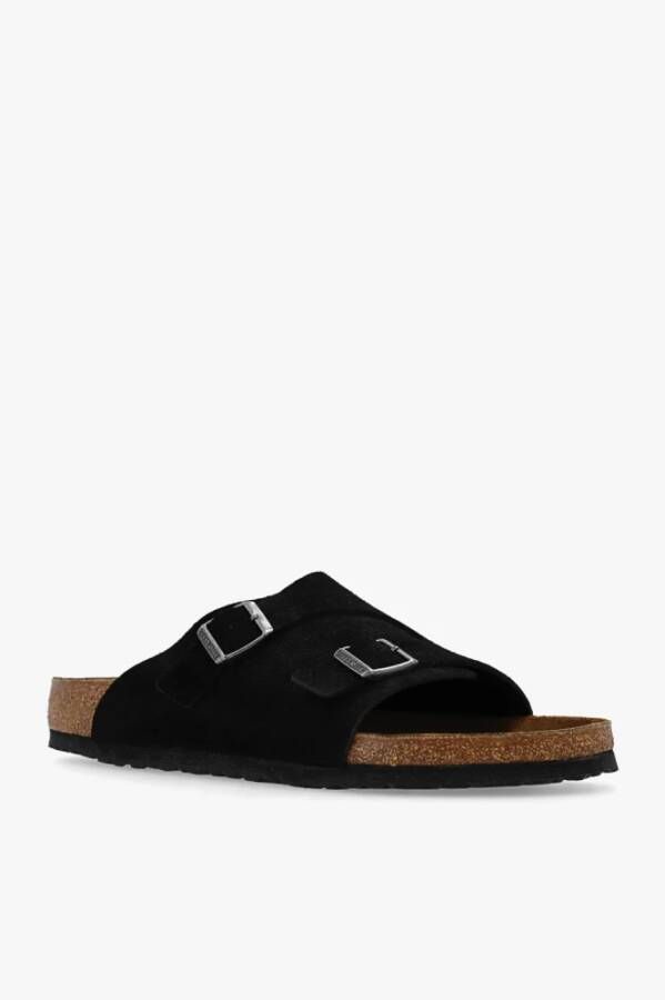 Birkenstock Schuifregelaars Zwart Heren