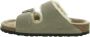 Birkenstock Arizona Shearling Slippers Stone Coin Narrow fit | Grijs | Suède - Thumbnail 135