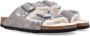 Birkenstock Shearling Arizona Sandalen Gray Dames - Thumbnail 2