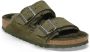 Birkenstock Shearling Arizona Sandalen Green Heren - Thumbnail 2