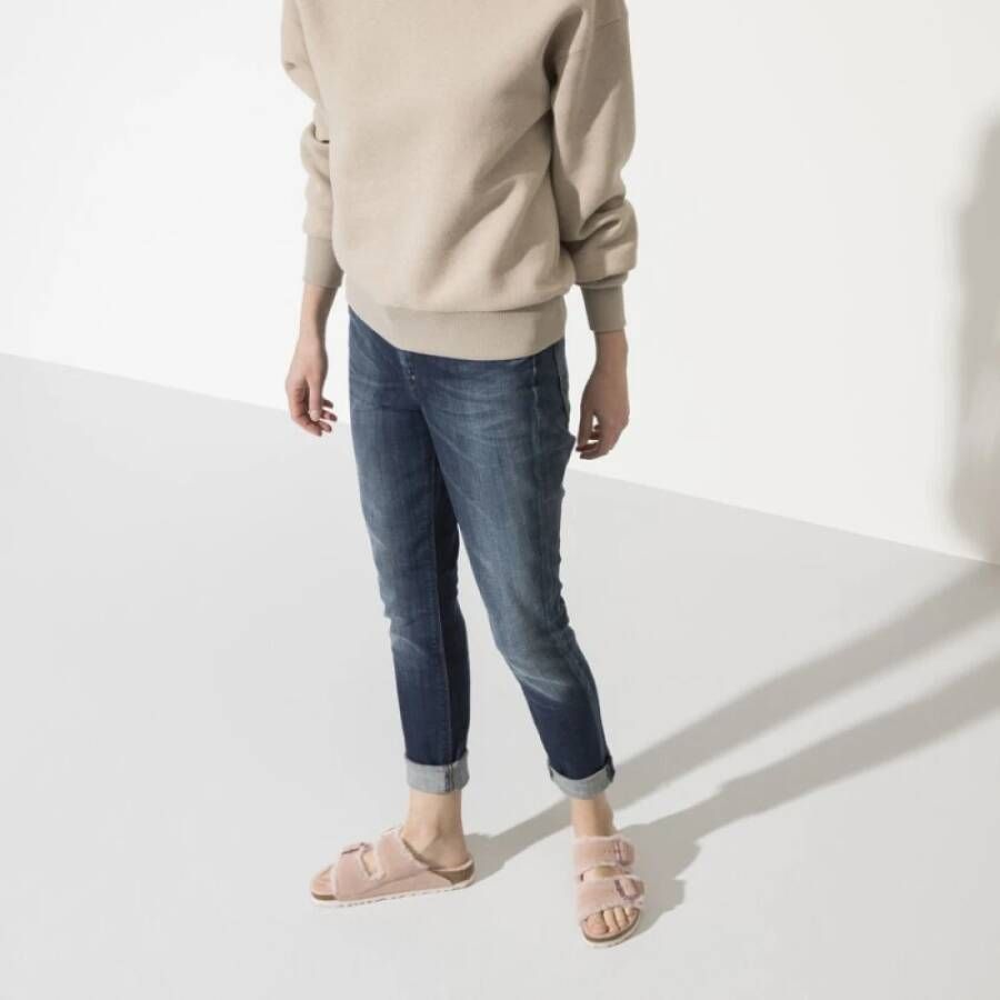 Birkenstock Shearling Arizona Sandalen Pink Dames