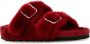 Birkenstock Shearling Arizona Slippers Red Dames - Thumbnail 2