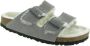 Birkenstock Arizona Shearling Slippers Stone Coin Narrow fit | Grijs | Suède - Thumbnail 101