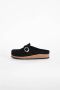 Birkenstock Sandalen Black Buckley Shearling Suede Slip-On Shoes in zwart - Thumbnail 14