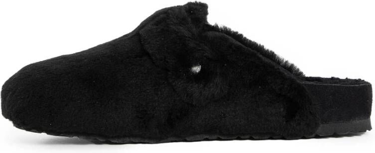 Birkenstock Shearling Gesp Sandalen
