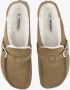 Birkenstock Schapenvacht Mule met Verstelbare Gesp Beige Dames - Thumbnail 7