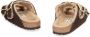 Birkenstock Schapenvacht Slides Brown Heren - Thumbnail 3