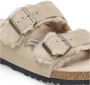 Birkenstock Shearling Taupe Leder Arizona Slippers Beige Heren - Thumbnail 5