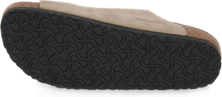 Birkenstock "Desert Buck Slider voor Heren" Beige Heren