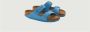 Birkenstock Arizona Soft Footbed Sliders Blauw Dames - Thumbnail 3