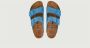 Birkenstock Arizona Soft Footbed Sliders Blauw Dames - Thumbnail 5