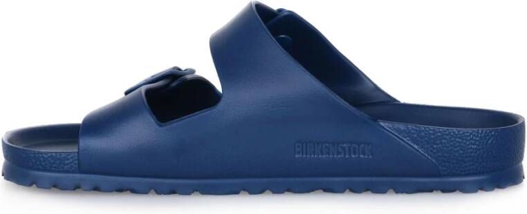 Birkenstock Marineblauwe EVA Slippers voor Heren Blauw Heren