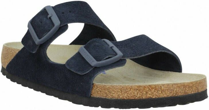 Birkenstock Schuifregelaars Blauw Heren