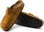 Birkenstock Boston SFB Mink narrow Veloursleder Suede Dames Pantoffels Mink - Thumbnail 15