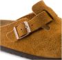Birkenstock Boston SFB Mink narrow Veloursleder Suede Dames Pantoffels Mink - Thumbnail 11