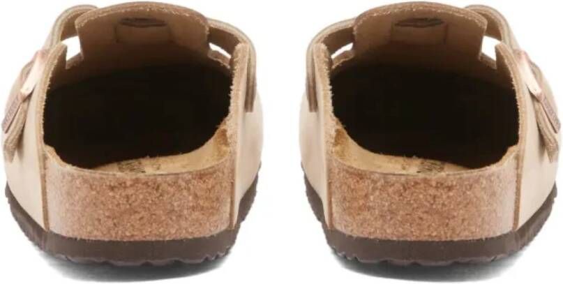 Birkenstock Boston Oiled Leather Smalle Pasvorm Brown Dames