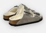 Birkenstock Arizona Shearling Slippers Stone Coin Narrow fit | Grijs | Suède - Thumbnail 78