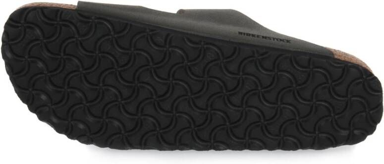 Birkenstock Geborsteld Groene Sliders Groen Heren