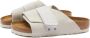 Birkenstock Kyoto Nubuck-Suede Leder Slippers White Heren - Thumbnail 2