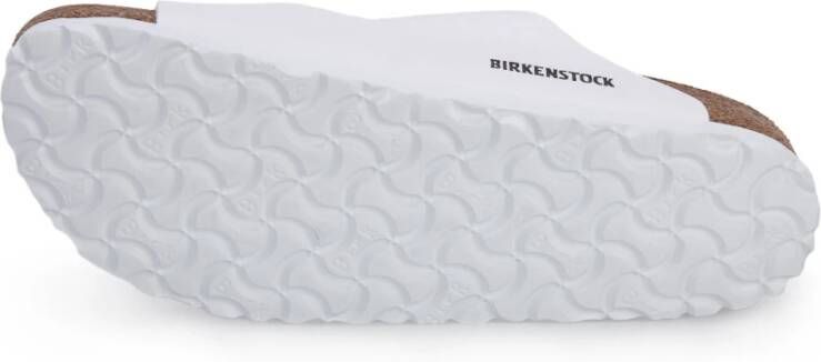 Birkenstock Witte Arizona Sliders Wit Heren