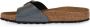 Birkenstock Madrid Dames Slippers Metallic Black Narrow fit | Zwart | Imitatieleer - Thumbnail 35