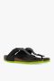 Birkenstock Gizeh Kids Slippers Desert Soil Black Lime Narrow-fit - Thumbnail 8