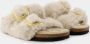 Birkenstock Arizona Bb Shearling Teddy Eggshell Laf Eggshell Schoenmaat 38 Slides 1023130 - Thumbnail 11