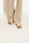 Birkenstock Arizona Big Buckle Natural Leather Patent High Shine Ecru Narrow - Thumbnail 3
