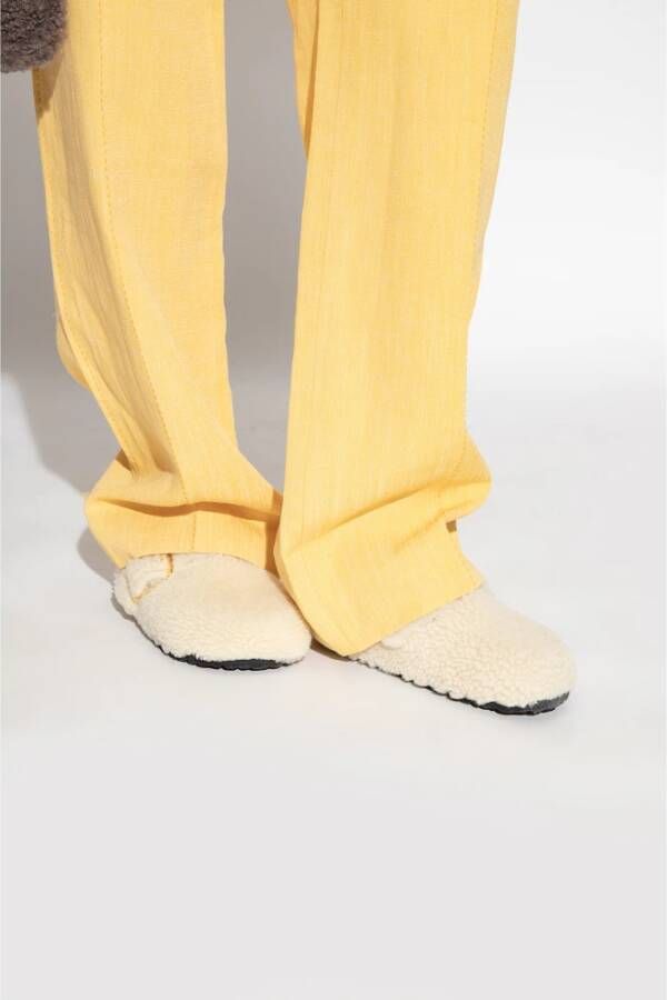 Birkenstock Boston slippers met plateauzool Beige - Foto 3