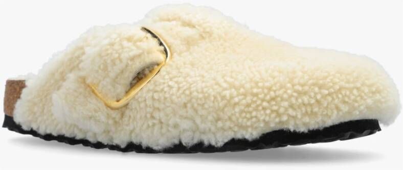 Birkenstock Boston slippers met plateauzool Beige - Foto 5