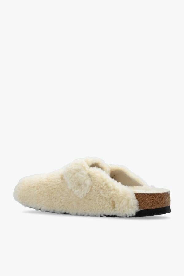 Birkenstock Boston slippers met plateauzool Beige - Foto 6