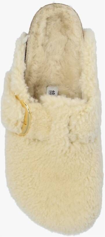 Birkenstock Boston slippers met plateauzool Beige - Foto 7