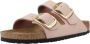 Birkenstock Klassieke Big Buckle Nubuck Leren Sandaal Pink Dames - Thumbnail 15