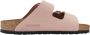 Birkenstock Klassieke Big Buckle Nubuck Leren Sandaal Pink Dames - Thumbnail 17