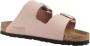Birkenstock Klassieke Big Buckle Nubuck Leren Sandaal Pink Dames - Thumbnail 18