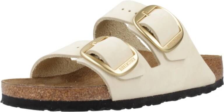 Birkenstock Sliders Beige Dames