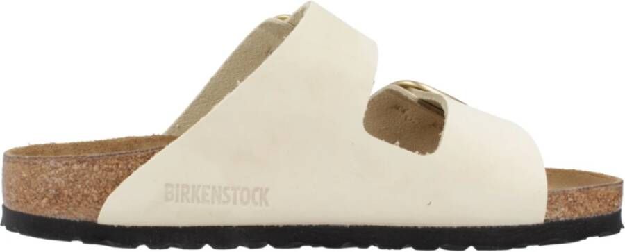 Birkenstock Sliders Beige Dames