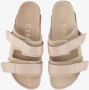 Birkenstock Roze Suède Dubbele Band Sandalen Beige Dames - Thumbnail 9